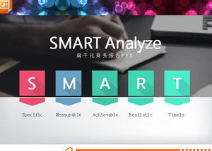 16 grafici PPT piatte a colori leggeri