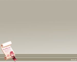 證書的PowerPoint模板