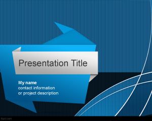 Origami Modello di PowerPoint