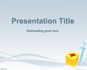 Template de primeiros socorros para o PowerPoint
