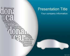 Menyumbangkan Template Mobil California PowerPoint