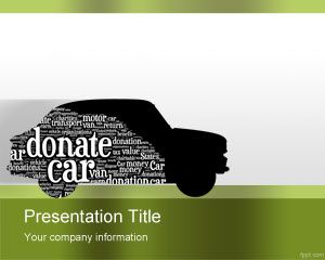 Template Mobil Donasi PowerPoint