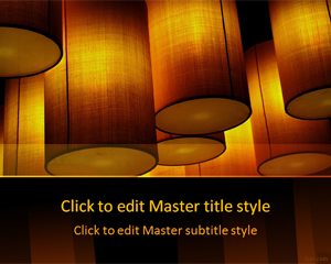 Lumières modèle PPT