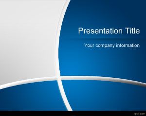 Dark Blue Manager PowerPoint Template