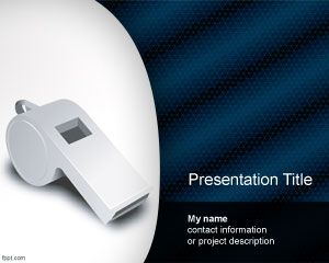 PowerPoint modelo Whistle