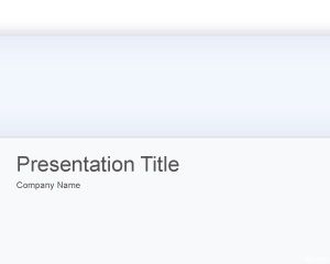 クリーンPowerPointのテンプレート