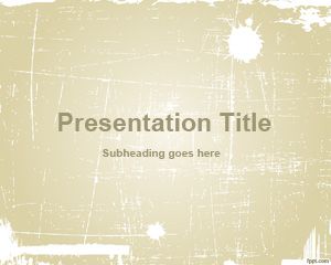 Plantilla de la sepia Resumen PowerPoint