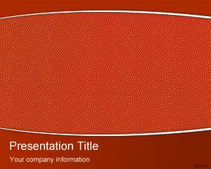 バスケットボールPowerPointのテーマ