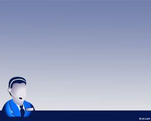 Call-Center-Vorlage für Powerpoint