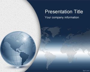 Modèle de Virtual World PowerPoint