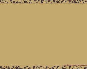 Животный печати рамки шаблона PowerPoint