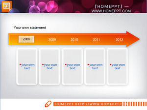 3d matériau de diagramme PPT 3D