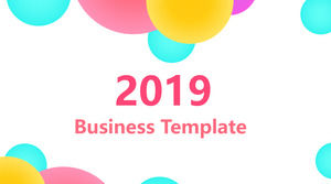 Plantilla de cubierta de 4 páginas minimalista IOS wind PPT