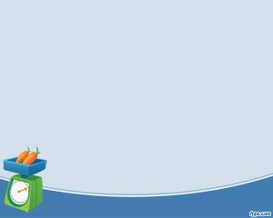 식품 스케일 파워 포인트 템플릿
