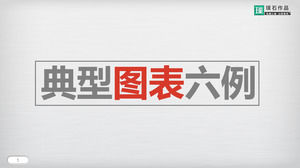 6頁創意美觀的PPT圖表