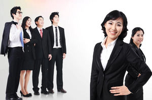 6 직장 비즈니스 사람들이 PPT 그림 자료