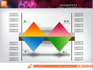 A 4-部分组合关系滑动图表下载