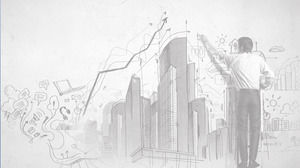 Группа черно-белый бизнес команды на рабочем месте РРТ фонового изображения