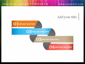 ชุดของไดเรกทอรีสร้างสรรค์ที่สวยงามสำหรับการดาวน์โหลดวัสดุ PowerPoint