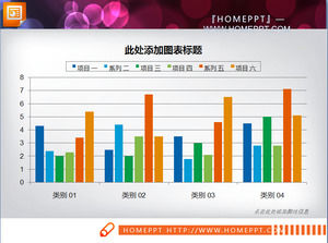 Un conjunto de plantillas de histograma exquisita PowerPoint