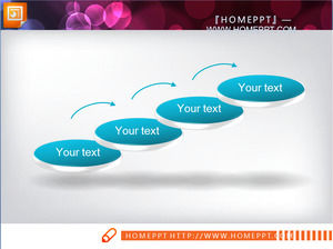 ชุดของความสัมพันธ์แบบลำดับชั้นสามมิติวัสดุภาพนิ่งแผนภูมิความก้าวหน้า