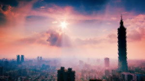 บทคัดย่อที่สวยงามภาพพื้นหลังเบลอ PPT (3)