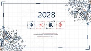 Informe académico plantilla PPT estilo fresco nuevo.