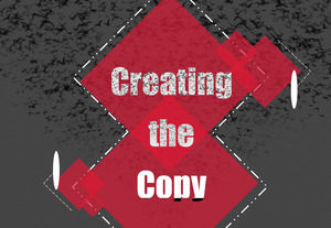 Advertising copy common PPT template