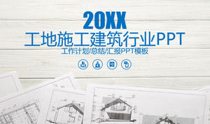 Plantilla PPT fondo dibujos arquitectonicos