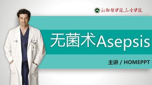 Aseptischer Betrieb aseptische PPT-Courseware-Vorlage