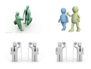 Bahan PPT-Hintergrund mit 3D-Effekt