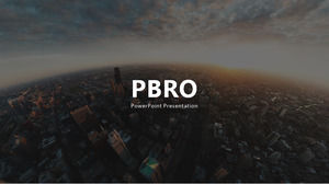 Schöne Karte Layout einfach abgeflachte europäische und amerikanische Wind Arbeit zusammenfassender Bericht ppt-Vorlage