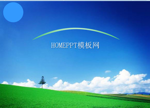 Schöne Landschaft der natürlichen Landschaft PPT-Vorlage herunterladen