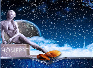 美麗的維納斯藝術PPT模板下載