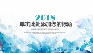 Schöne Aquarell-Tinte Universal-PPT-Vorlage