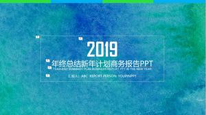 Podsumowanie podsumowania planu PPT nowego roku na koniec roku