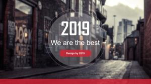 Modèle d'image grand PPT vent Europe et Amérique de fond