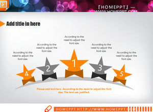 Czarno-białe dwukolorowe pięcioramienna gwiazda materiału katalog PPT