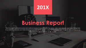 Schwarz europäische und amerikanische flachen Business-Powerpoint-Vorlagen kostenlos herunterladen