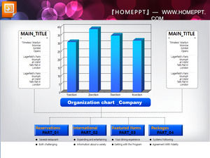 Blu 3D Chart Slideshow Stereo Scarica