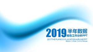 Ücretsiz indirmek için Mavi Özet Basit PPT şablon