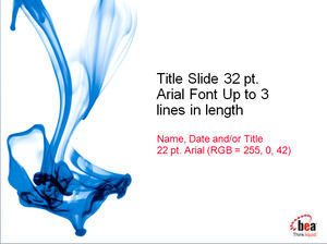 สารเคมีเหลวสีฟ้า PPT แม่แบบดาวน์โหลด