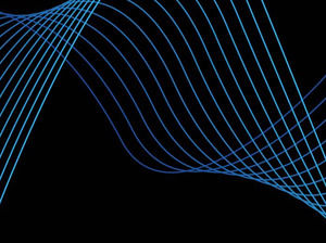Blue Lines on Black Background powerpoint template