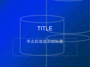 Blue Shapes Powerpoint 