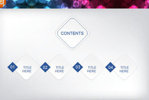 ธุรกิจเครื่องเสียงไมโครสเตอริโอแบบเรียบง่ายสีฟ้า PPT chart Daquan