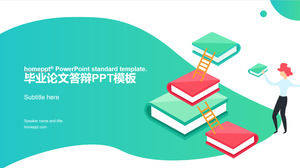 Pesan ke tempat yang lebih tinggi, kartu ladder, kertas ventilasi, balasan, template ppt universal