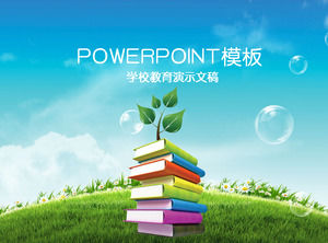 Cărțile pe lunga din răsaduri mici - un simbol al viitorului speranța învățământului primar șablon de predare ppt