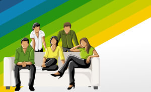 il lavoro di squadra Business meeting