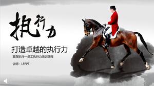 Modèle PPT d'exécution de la formation professionnelle