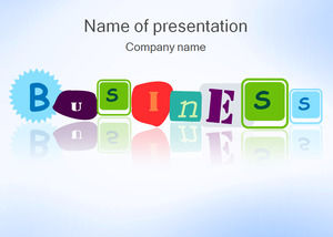 Biznes słowo slajdów